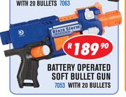 Battery Operated Soft Bullet Gun With 20 Bullets 7053