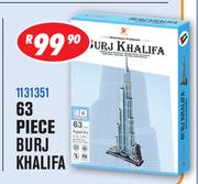 3D 63 Piece Burj Khalifa Puzzle Sets 1131350
