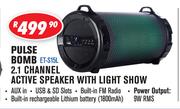 Dixon Pulse Bomb 2.1 Channel Active Speaker With Light Show ET-S15L