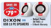 Dixon USB 2.0 PC Speakers S185