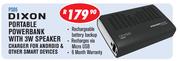 Dixon Portable Powerbank With 3W Speaker Charger For Android & Other Smart Devices PS95