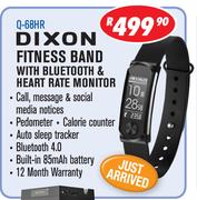 Dixon Fitness Band With Bluetooth & Heart Rate Monitor Q-68HR