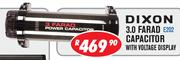 Dixon 3.0 Farad Capacitor With Voltage Display E202