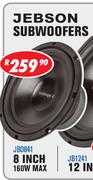 Jebson Subwoofers 8" 160W Max(JB0841)