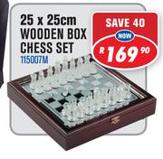 Wooden Box Chess Set 25X25cm(115007M)