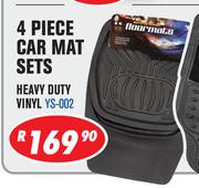 4 Piece Car Mat Sets Heavy Duty Vinyl(YS-002)