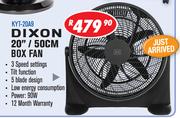 Dixon 20"/50cm Box Fan KYT-20A9