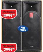 Dixon Dual 15" DJ/PA Speakers (Pair) SPX215