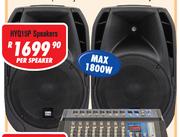 DXN Pro 15" DJ Speakers (Pair) HYQ15P