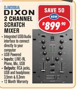 Dixon 2 Channel Scratch Mixer DJM200UA