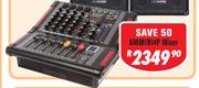 Dixon 4 Channel Powered Mixer With Bluetooth & USB Slot AMMINI4P