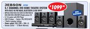 Jebson 5.1 Channel DVD Home Theater System With Built In FM Radio, Bluetooth & USB Input JB258H