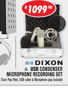 Dixon USB Condenser Microphone Recording Set UD-20