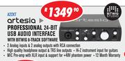 Artesia Professional 24 Bit USB Audio Interface With Bitwig 8 Track Software A22XT