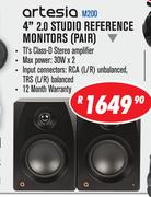 Artesia 4" 2.0 Studio Reference Monitors Pair M200