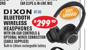 Dixon Bluetooth Wireless Headphones BT-05
