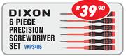 Dixon 6 Piece Precision Screwdriver Set VKPS406