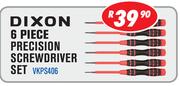 Dixon 6 Piece Precision Screwdriver Set VKPS406