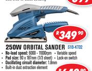 Dixon Power Tools 250W Orbital Sander S1B-KT02