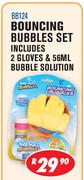 Bouncing Bubbles Set Includes 2 Gloves & 56ml Bubble Solution BB124