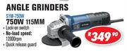 Dixon Power Tools 750W 115mm Angle Grinder S1M-750W