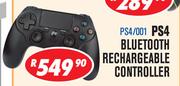 Rippa Gaming Accessories PS4 Bluetooth Rechargeable Controller PS4/001