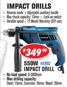 Dixon Power Tools 550W Impact Drill HS1002