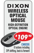 Dixon Wireless Optical Mouse High Definition Optical Engine CM820G