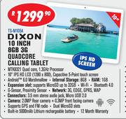 Dixon 10” 8GB 3G Quadcore Calling Tablet TS-M105A