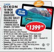 Dixon 10” 16GB 3G Quadcore Calling Tablet Premium Glass & Aluminium Design+Powerful Built-In Speaker
