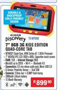 Dixon Discovery 7" 8GB 3G Kids Edition Quad Core Tab TS-M706D