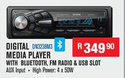 Dixon Digital Media Player With Bluetooth,FM Radio & USB Slot DN3238M3