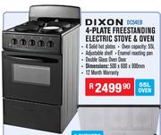 Dixon 4-Plate Freestanding Electric Stove & Oven
