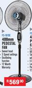 Dixon 400mm Pedestal Fan FS-1615E