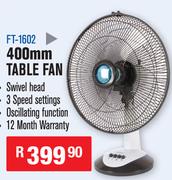 Dixon 400mm Table Fan FT-1602
