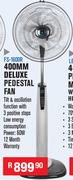 Dixon 400mm Deluxe Pedestal Fan FS-1600R