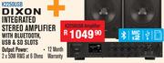 Dixon Integrated Stereo Amplifier With Bluetooth, Usb & SD Slots K2250USB