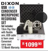 Dixon USB Condenser Microphone Recording Set UD-20