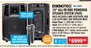DXN Pro 15" All-In-One Powered Speaker System(Pair) MS-5382R