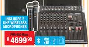 DXN 8 Channel Powered Mixer PM8-650