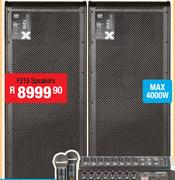 DXN Dual 15" DJ Speakers(Pair) F215