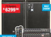 DXN 15" DJ/PA Speakers(Pair) F15