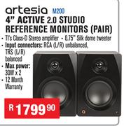 Artesia 4" Active 2.0 Studio Reference Monitors(Pair) M200