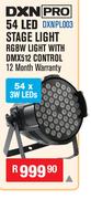 DXN Pro 54 LED Stage Light RGBW Light With DMX512 Control DXNPL003