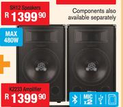 Jebson 12" DJ/PA Speakers(Pair) SH12