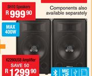 Jebson 10" DJ/PA Speakers(Pair) SH10