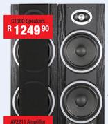 Dixon Dual 8 Inch Stereo Tower Speakers(Pair) CT88D