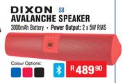 Dixon Rechargeable Bluetooth Avalanche Speaker S8