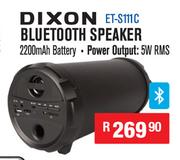 Dixon Rechargeable Bluetooth Speaker ET-S111C