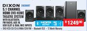 Dixon 5.1 Channel HDMI DVD Home Theatre System DN36WBT